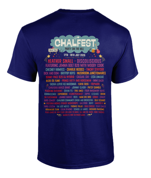 Chalfest '26: Classic Line-up - Unisex T-shirt