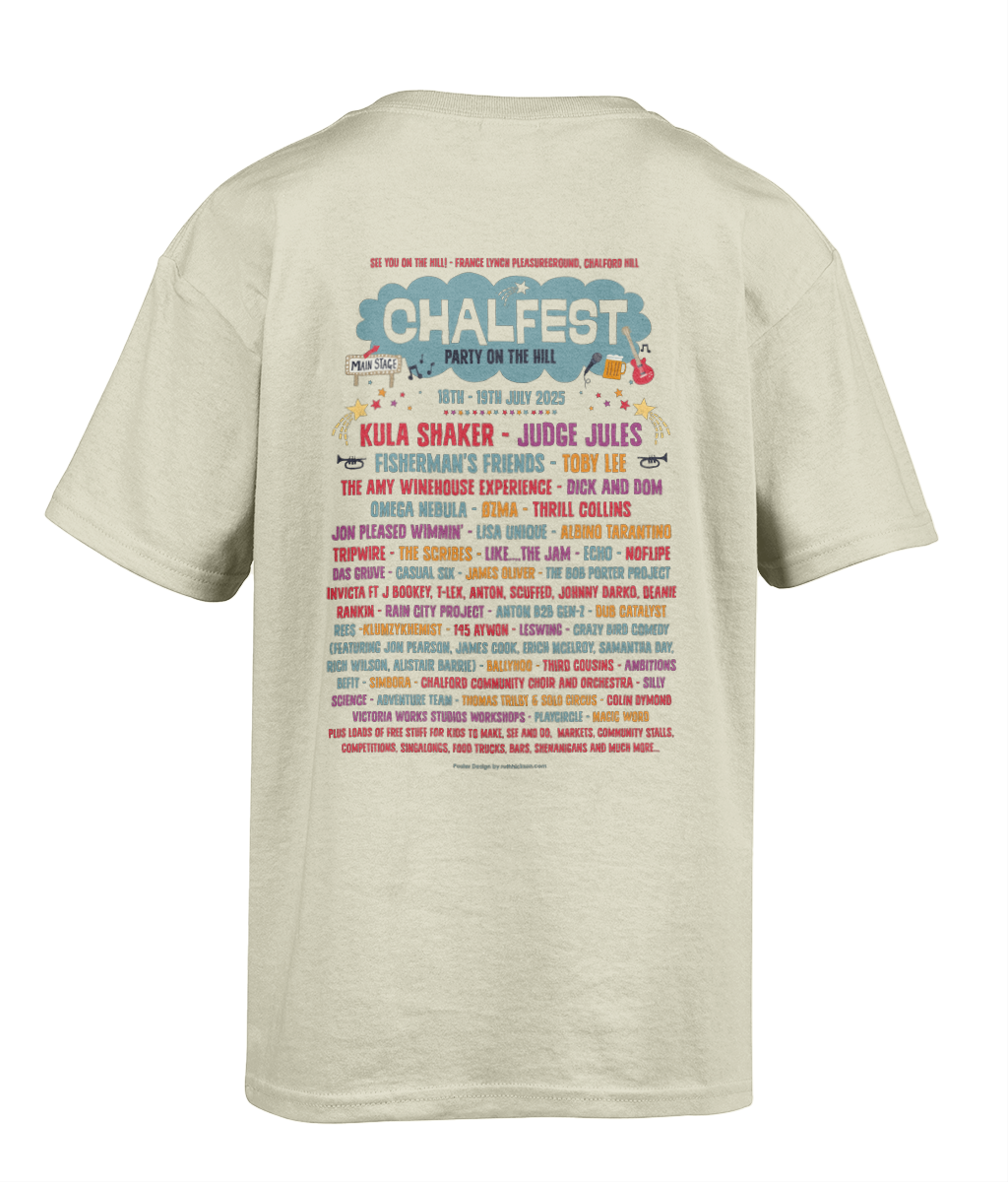Chalfest Classic Line-up 2025 Adults T-shirt