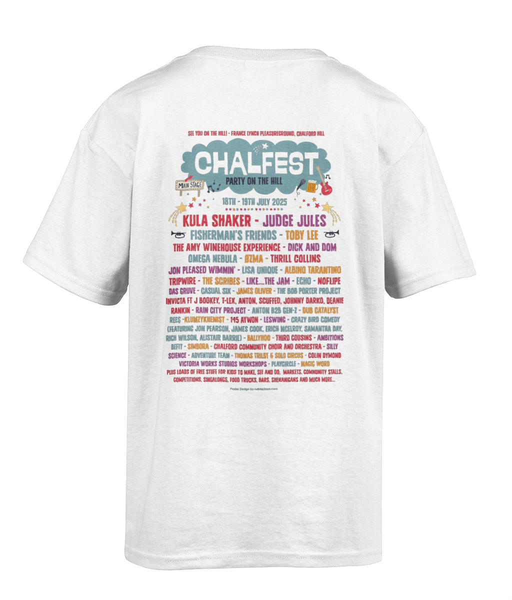 Chalfest Classic Line-up 2025 Adults T-shirt
