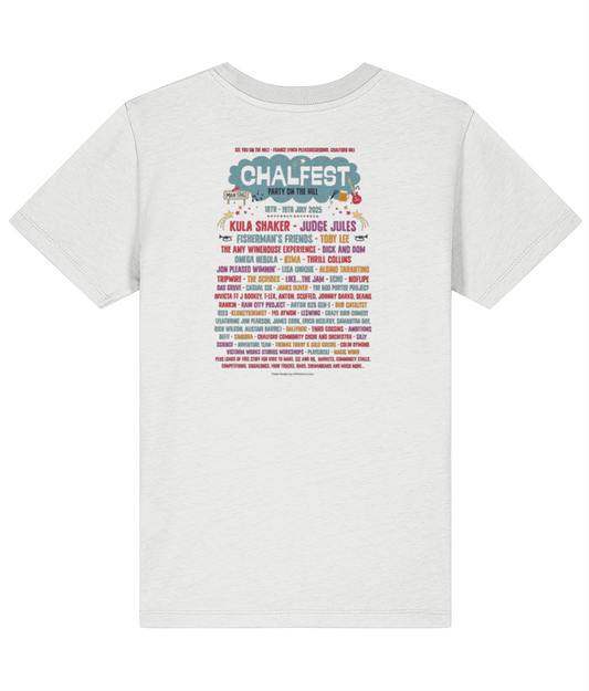 Chalfest Classic Lineup Back only - Child 3-13+ T-shirt