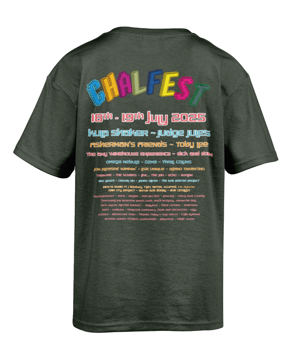 Chalfest: My World Line-up 2025 Adults T-shirt