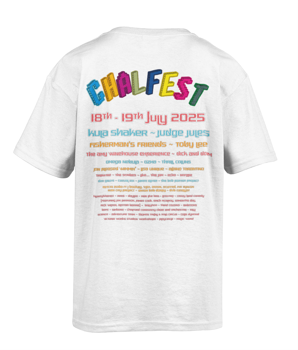 Chalfest: My World Line-up 2025 Adults T-shirt