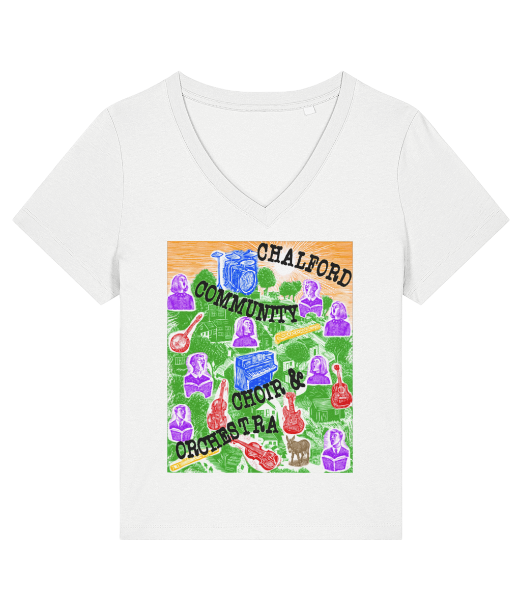 CCCO Ladies V-neck T-shirt