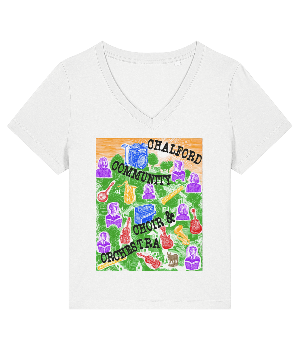 CCCO Ladies V-neck T-shirt