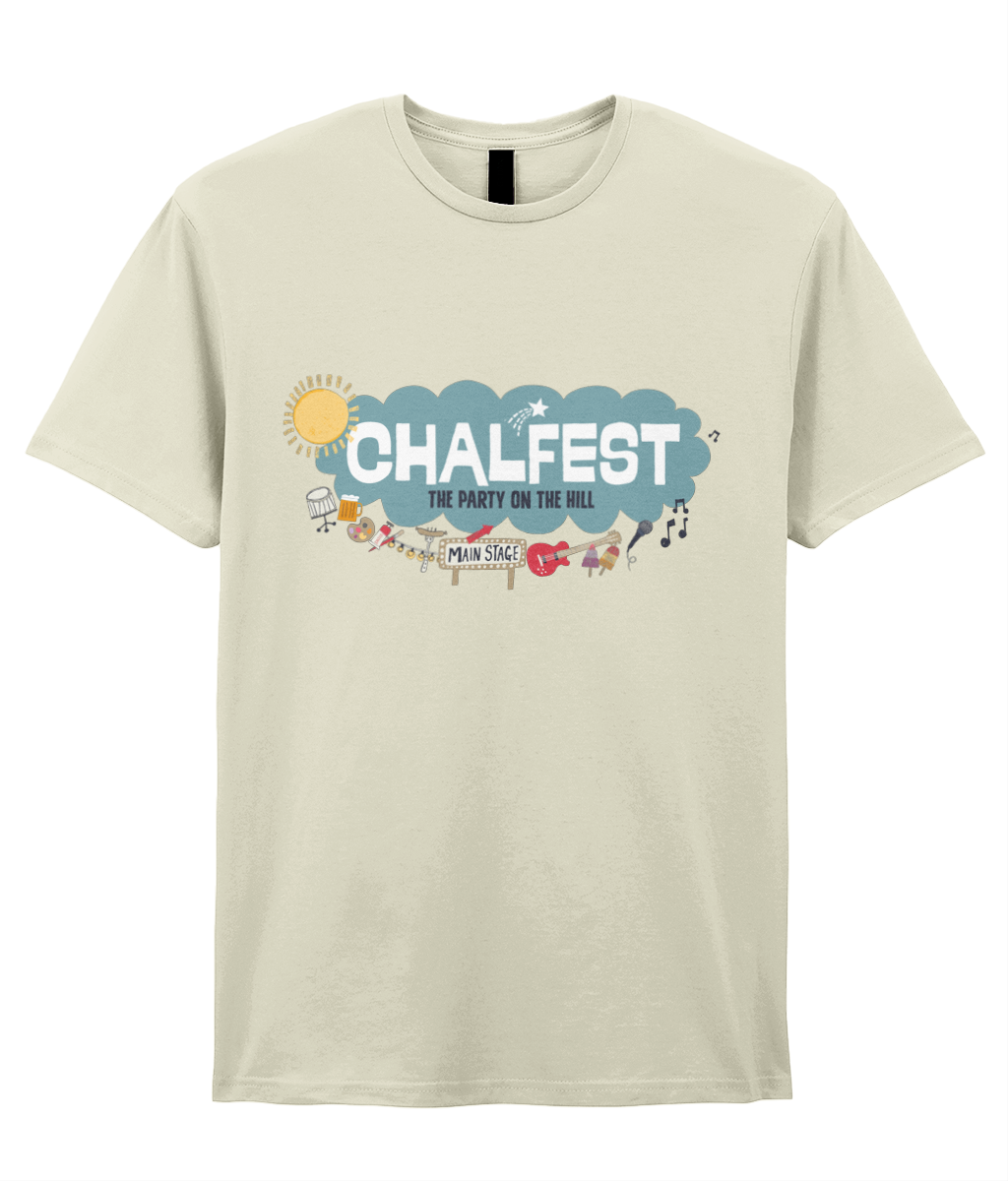 Chalfest Classic Front Adults T-shirt