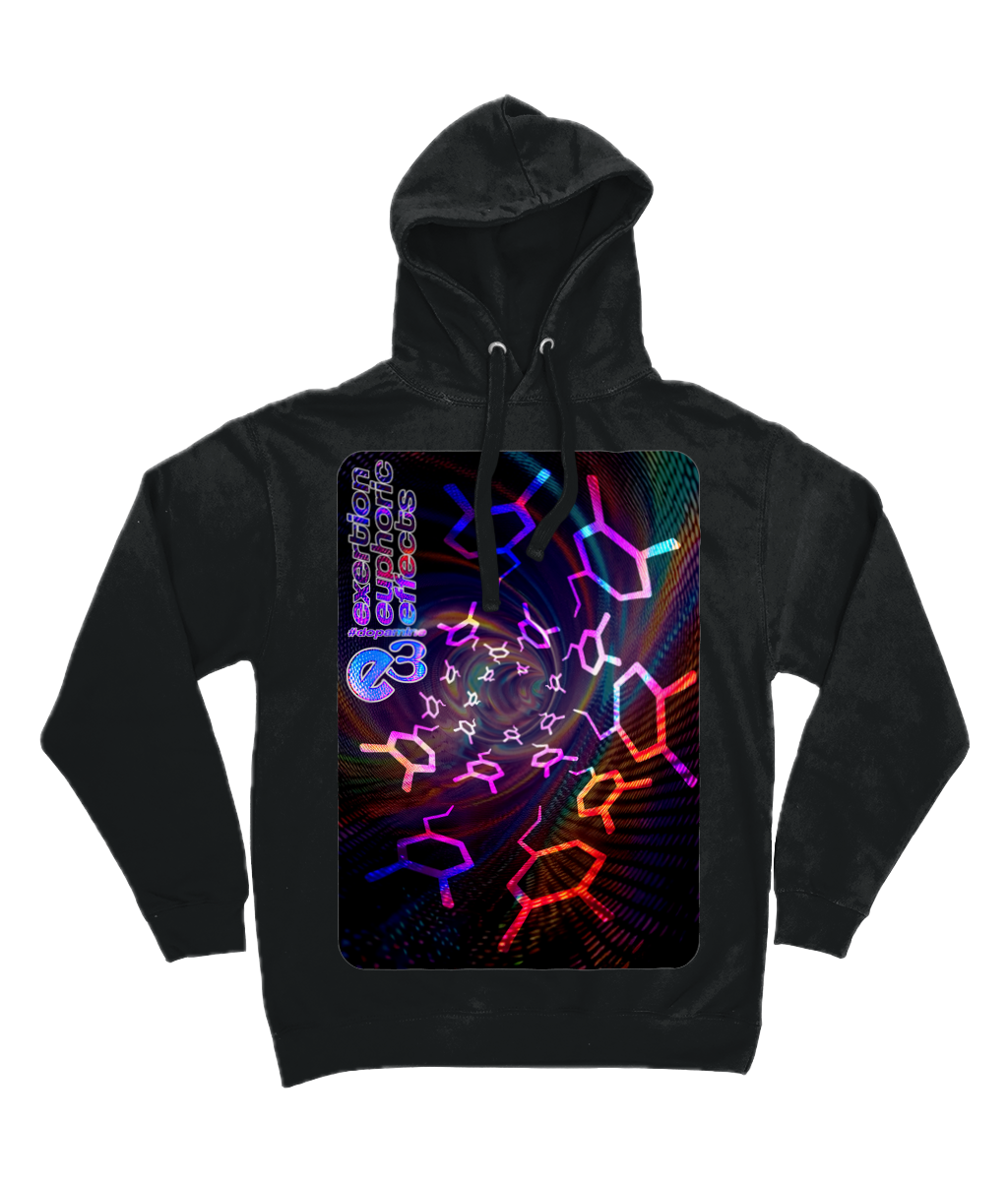 e3 dopamine rush Adults Mega-Print Hoodie