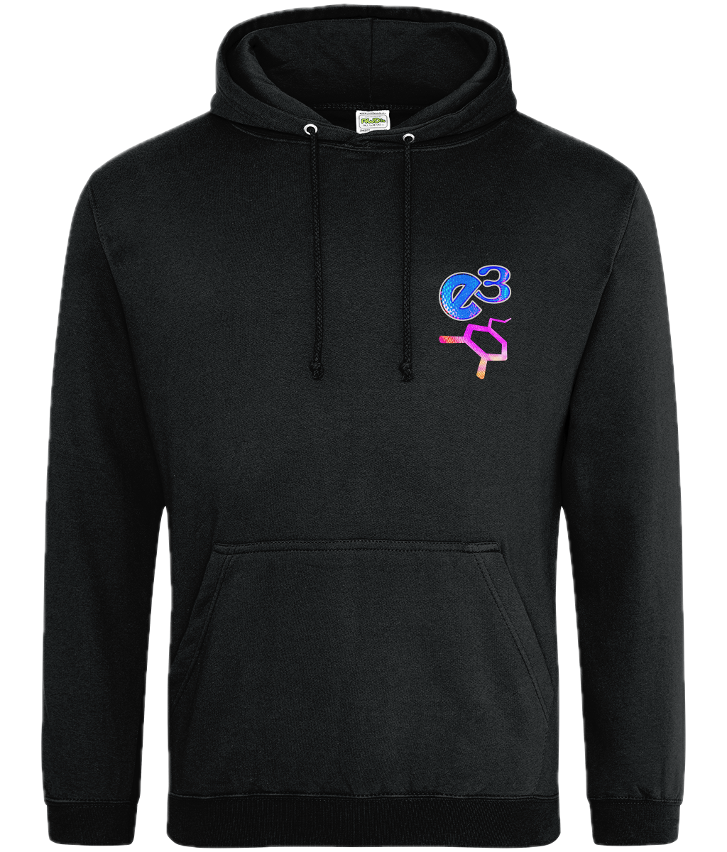 e3 dopamine rush Adults Back Print Hoodie