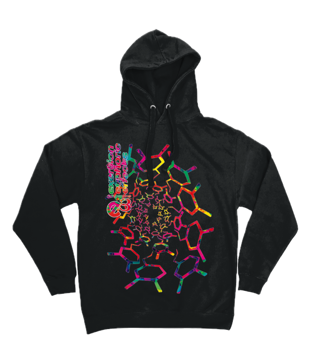 e3 dopamine spiral Adults Mega-Print Hoodie