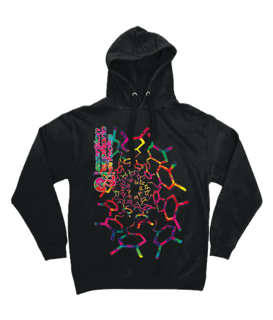 e3 dopamine spiral Adults Mega-Print Hoodie