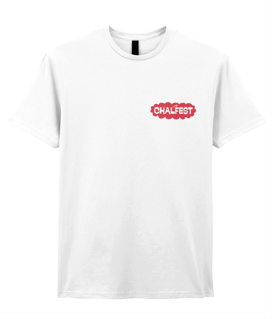 Chalfest Classic Map Print Adults T-shirt