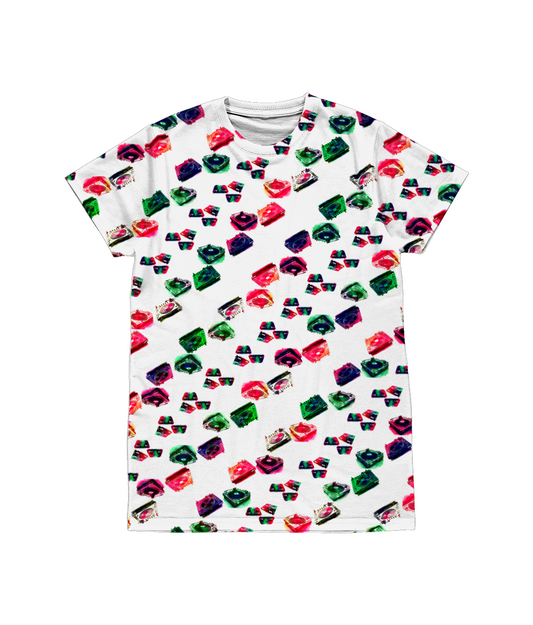 DJ Sublimation Green-Red Adults T-shirt