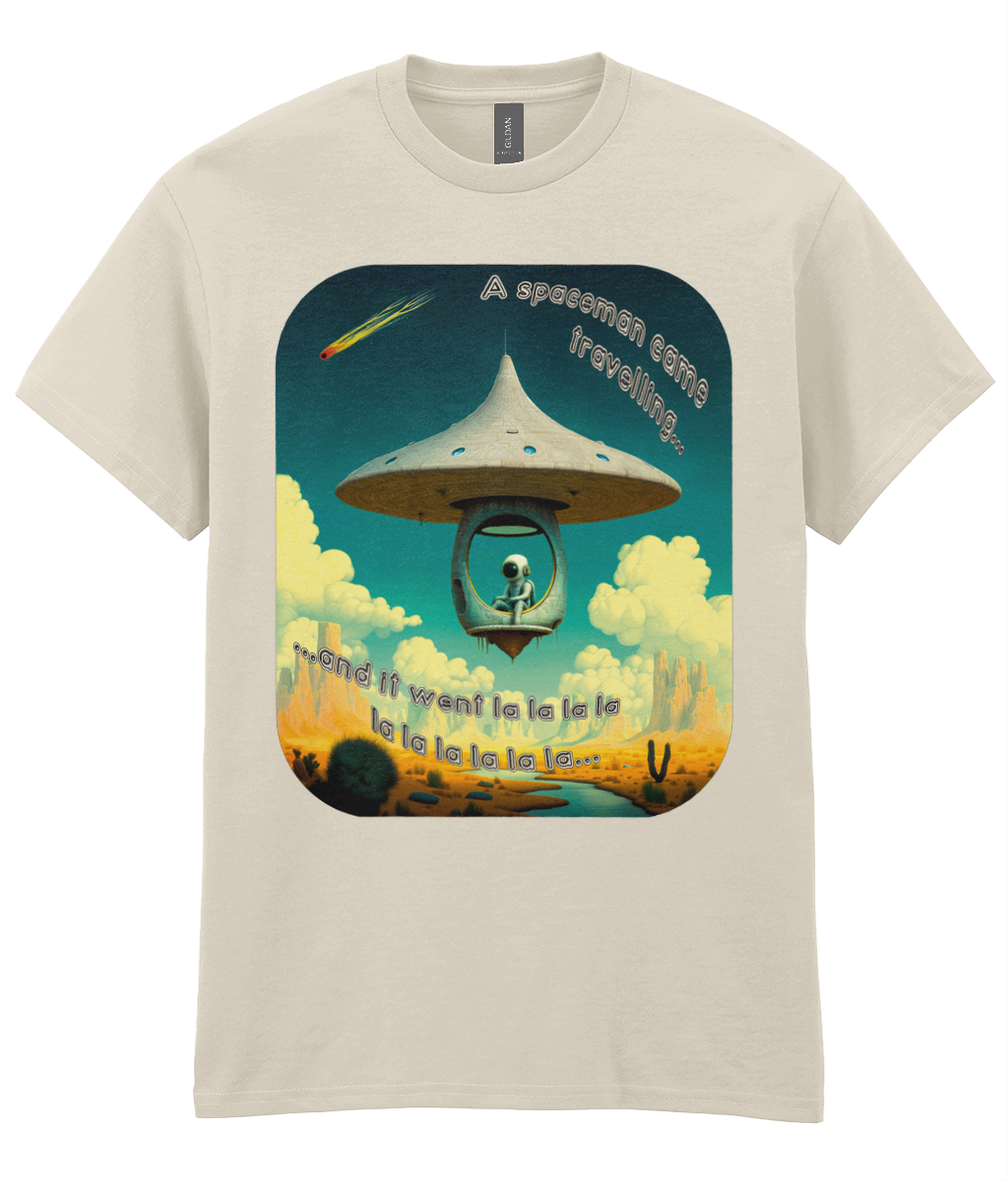 Travelling Spaceman - Adults T-shirt