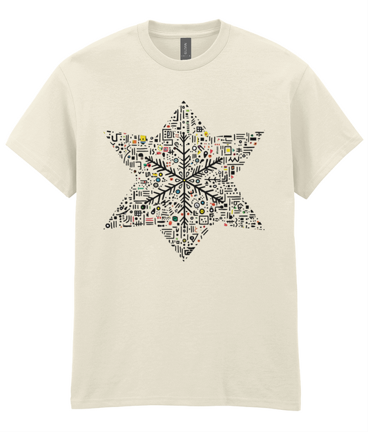 Doodle-land: Snowflake - Adults T-shirt