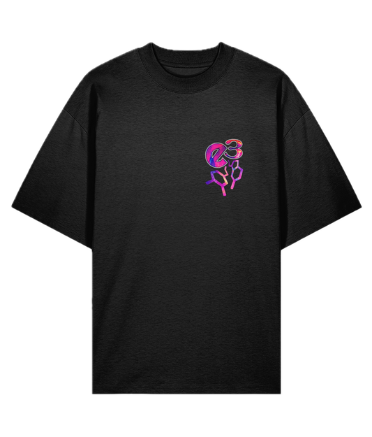 e3 happy mix Adults Lux Oversize T-shirt