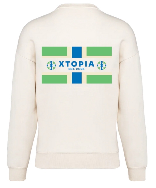 HX Gloucestershire - Adults Off White Lux Sweatshirt