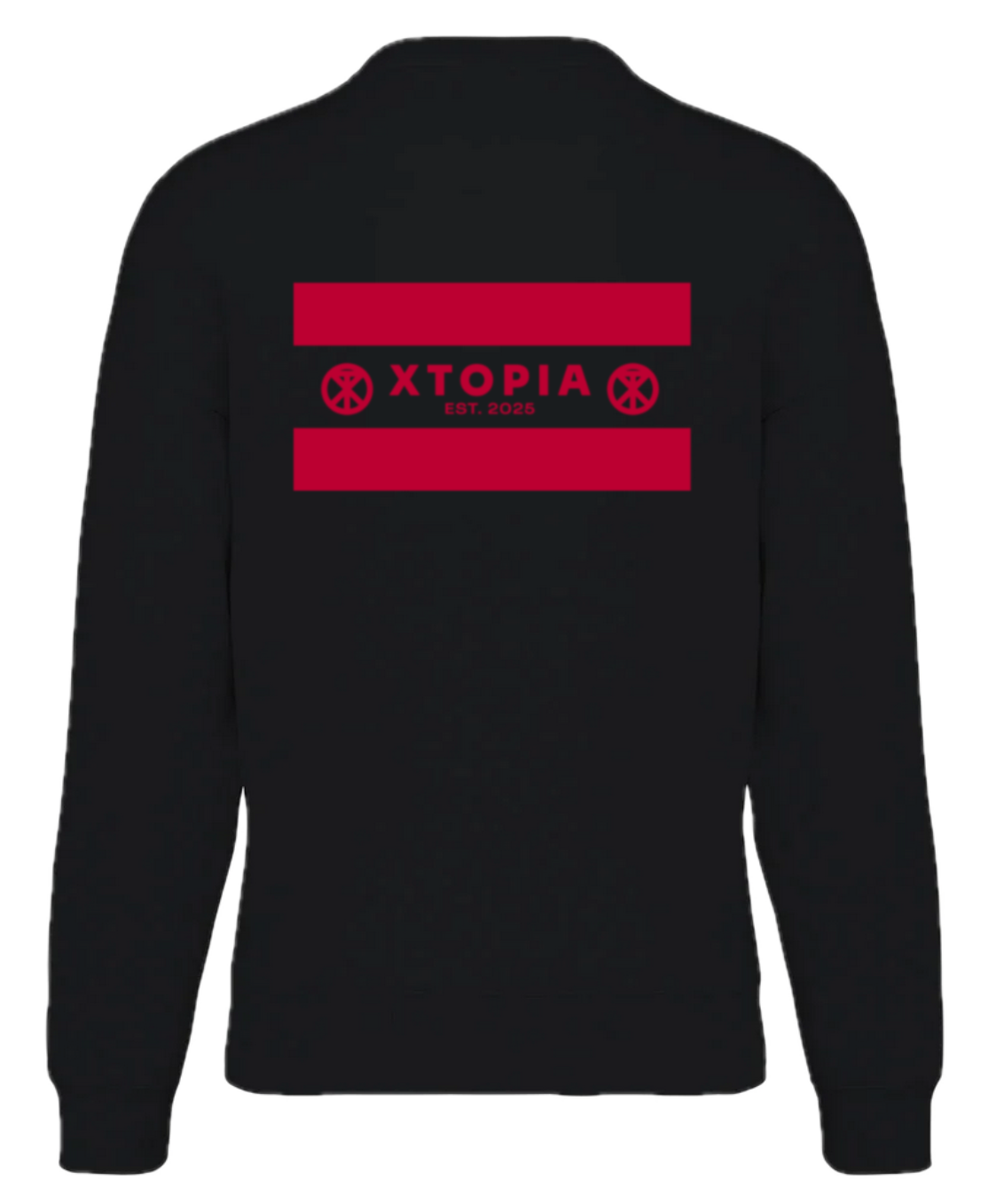 HX Nonesuch Red - Adults Black Lux Sweatshirt