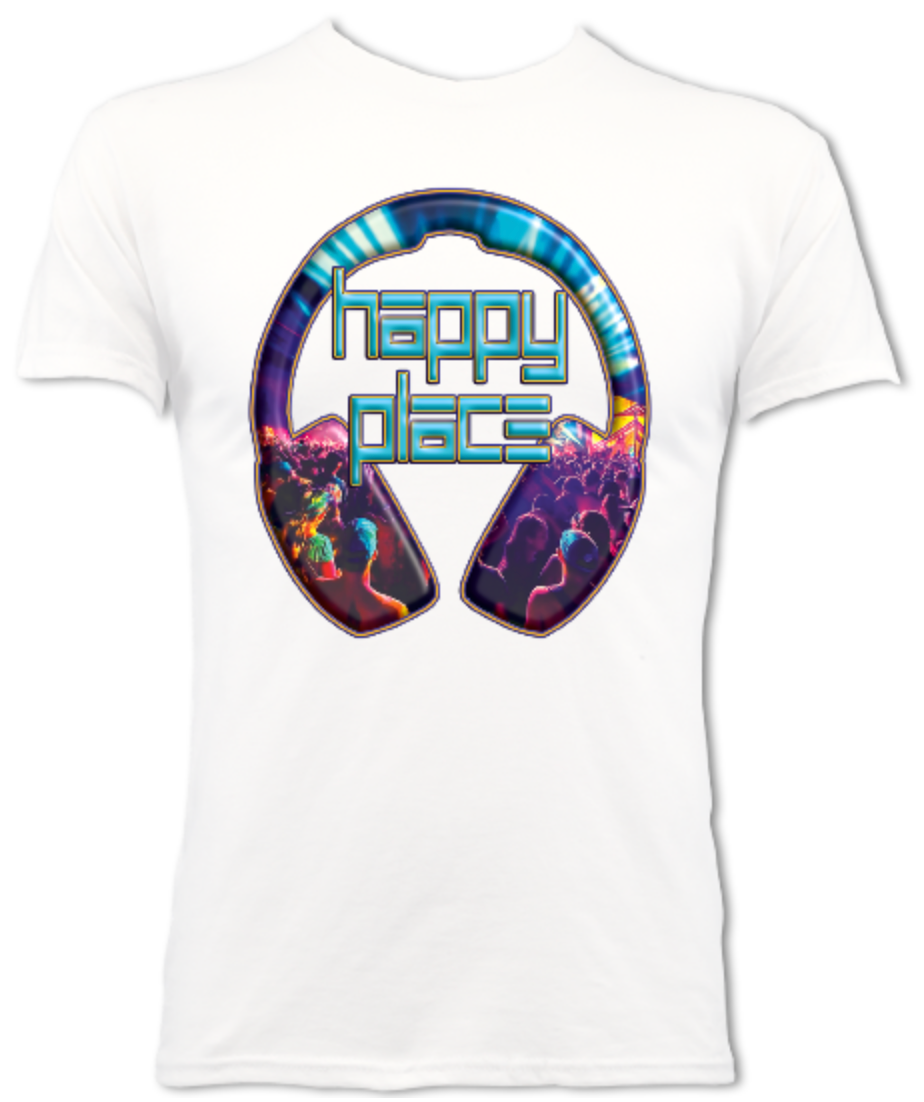Happy Place Aqua - Adults T-shirt