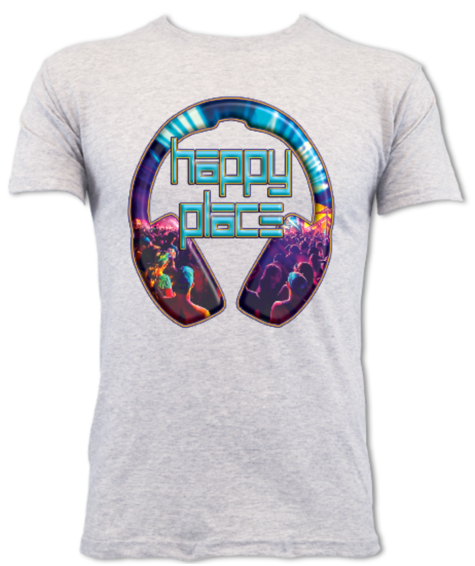 Happy Place Aqua - Adults T-shirt