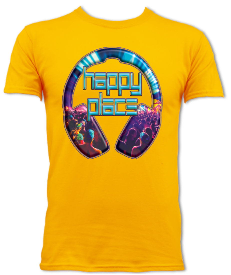 Happy Place Aqua - Adults T-shirt
