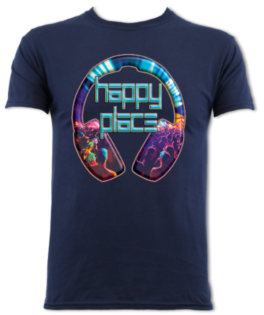 Happy Place Aqua - Adults T-shirt