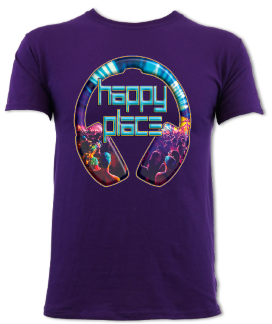 Happy Place Aqua - Adults T-shirt
