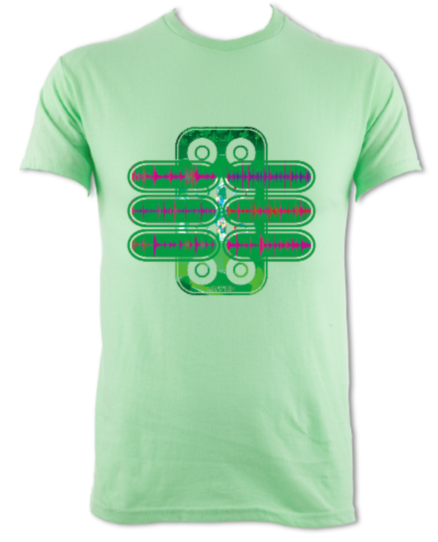 Breaks in Green Adults T-shirt