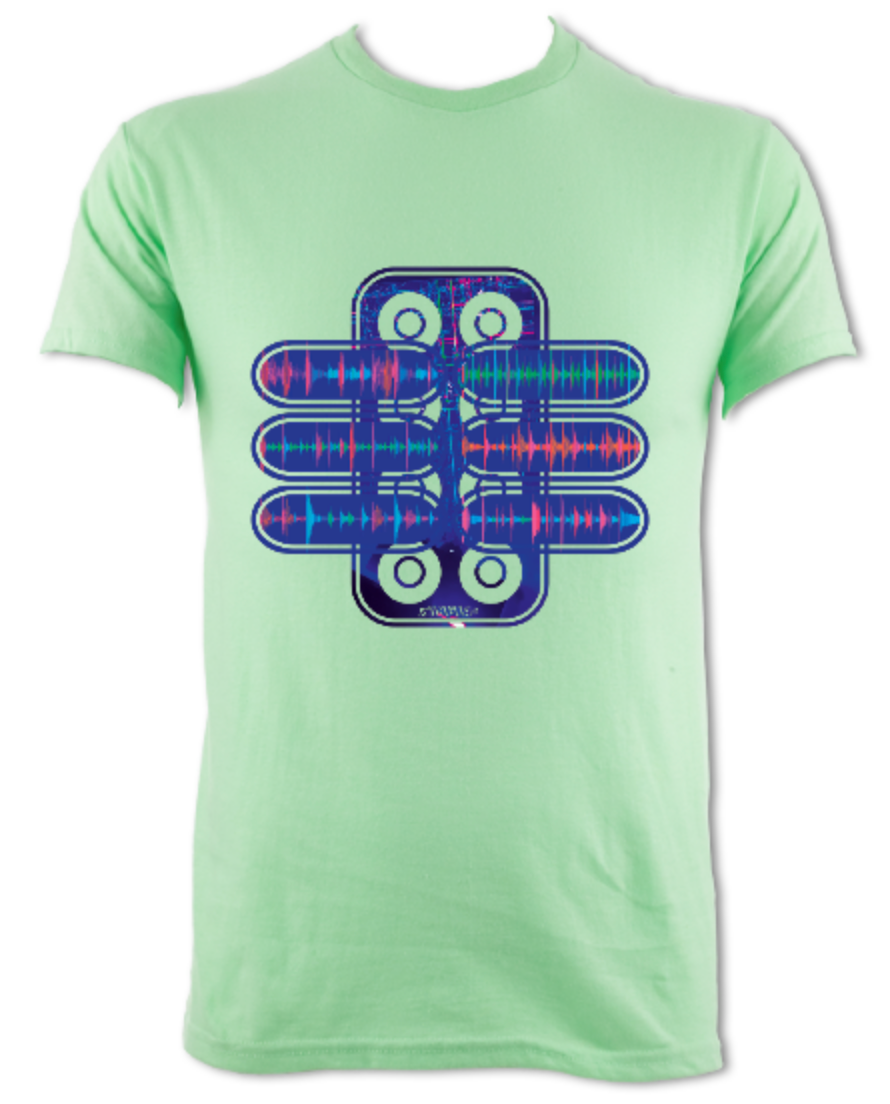 Breaks in Deep Blue Adults T-shirt