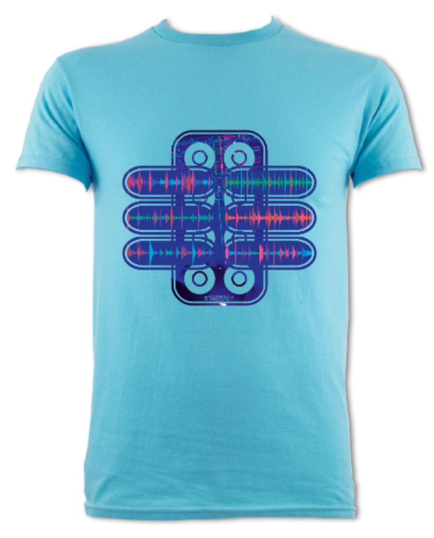 Breaks in Deep Blue Adults T-shirt