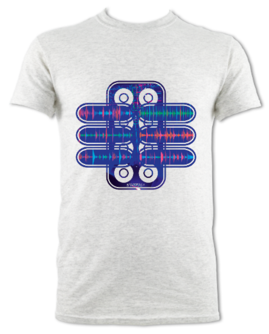 Breaks in Deep Blue Adults T-shirt