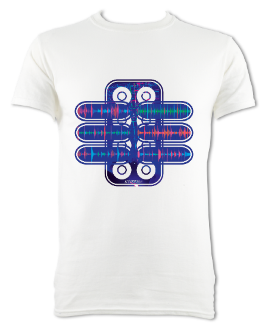 Breaks in Deep Blue Adults T-shirt