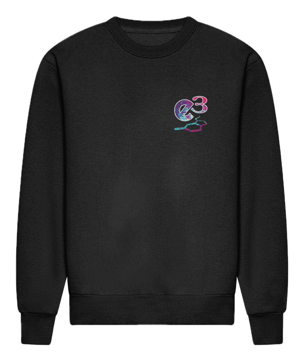 e3 serotonin flow Adults Luxury Sweatshirt