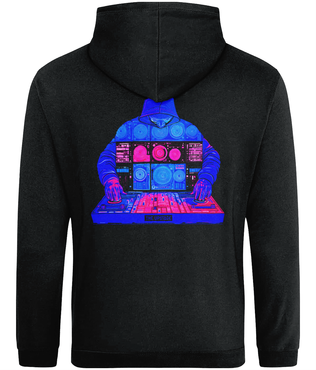 Upstage: Music Machine back 14+/Adults Hoodie
