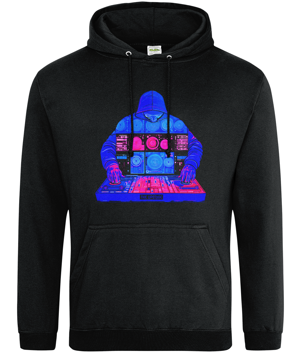 Upstage: Music Machine front 14+/Adults Hoodie