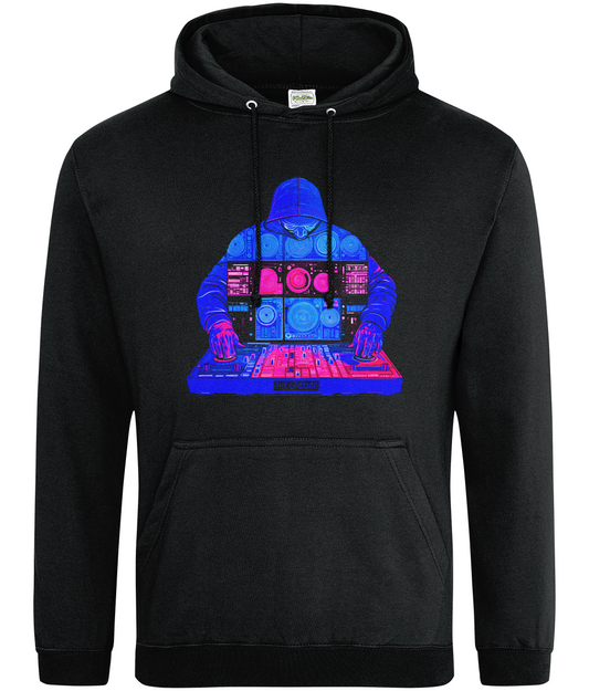 Upstage: Music Machine front 14+/Adults Hoodie