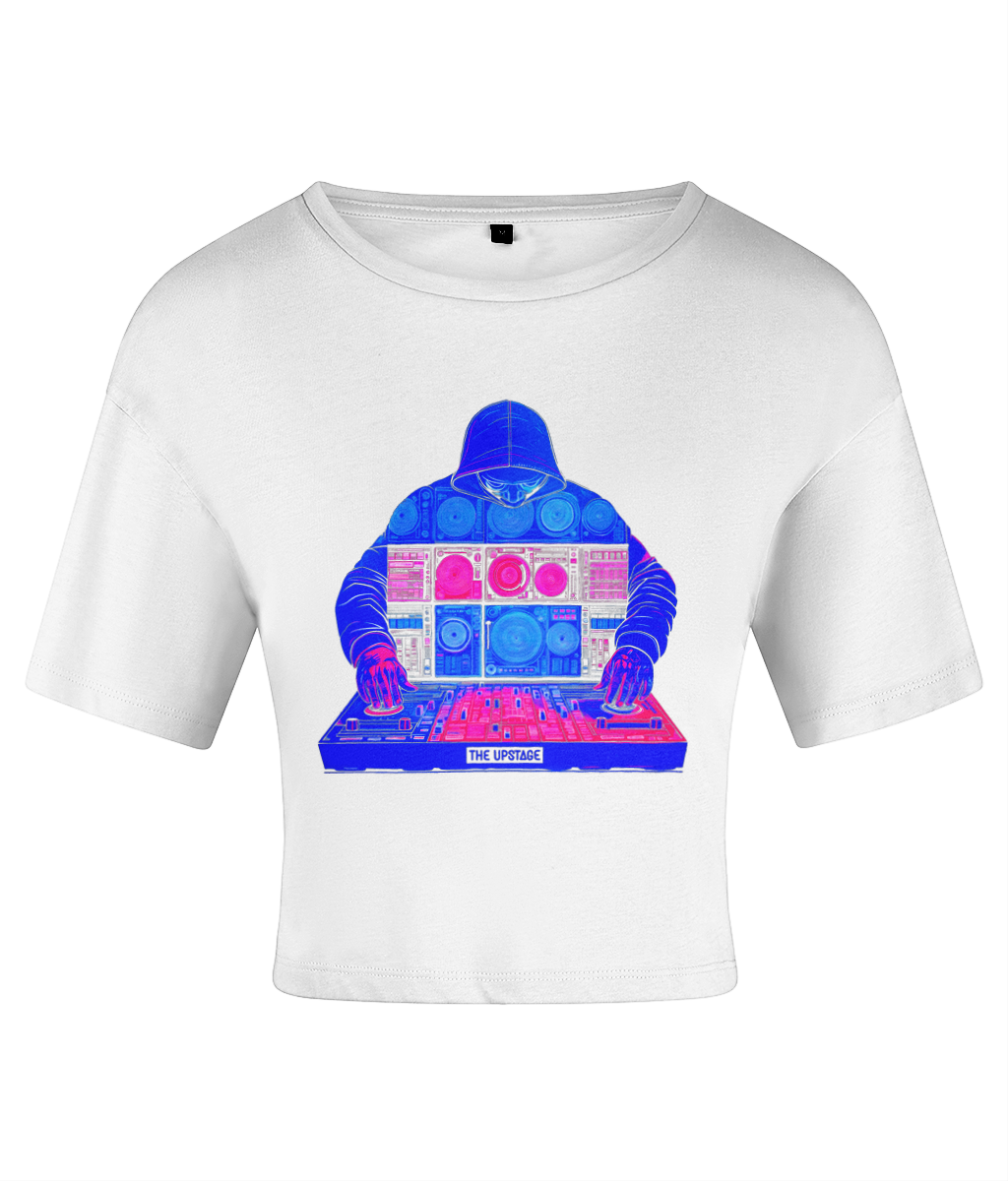 Upstage: Music Machine front 14+/Adults Cropped top
