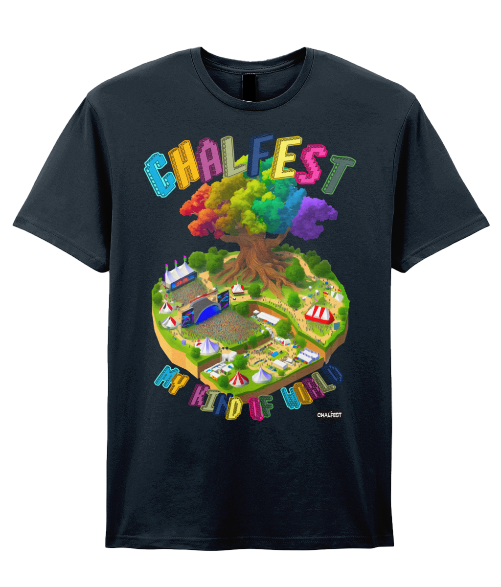 Chalfest: My World Front Adults T-shirt