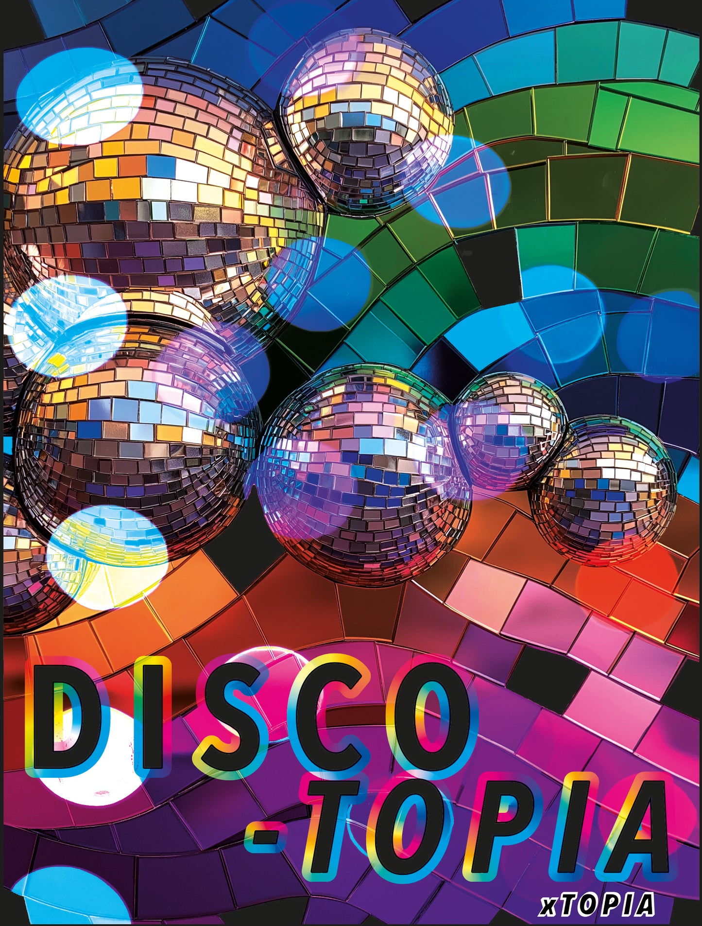 Disco-topia Adult T-shirt