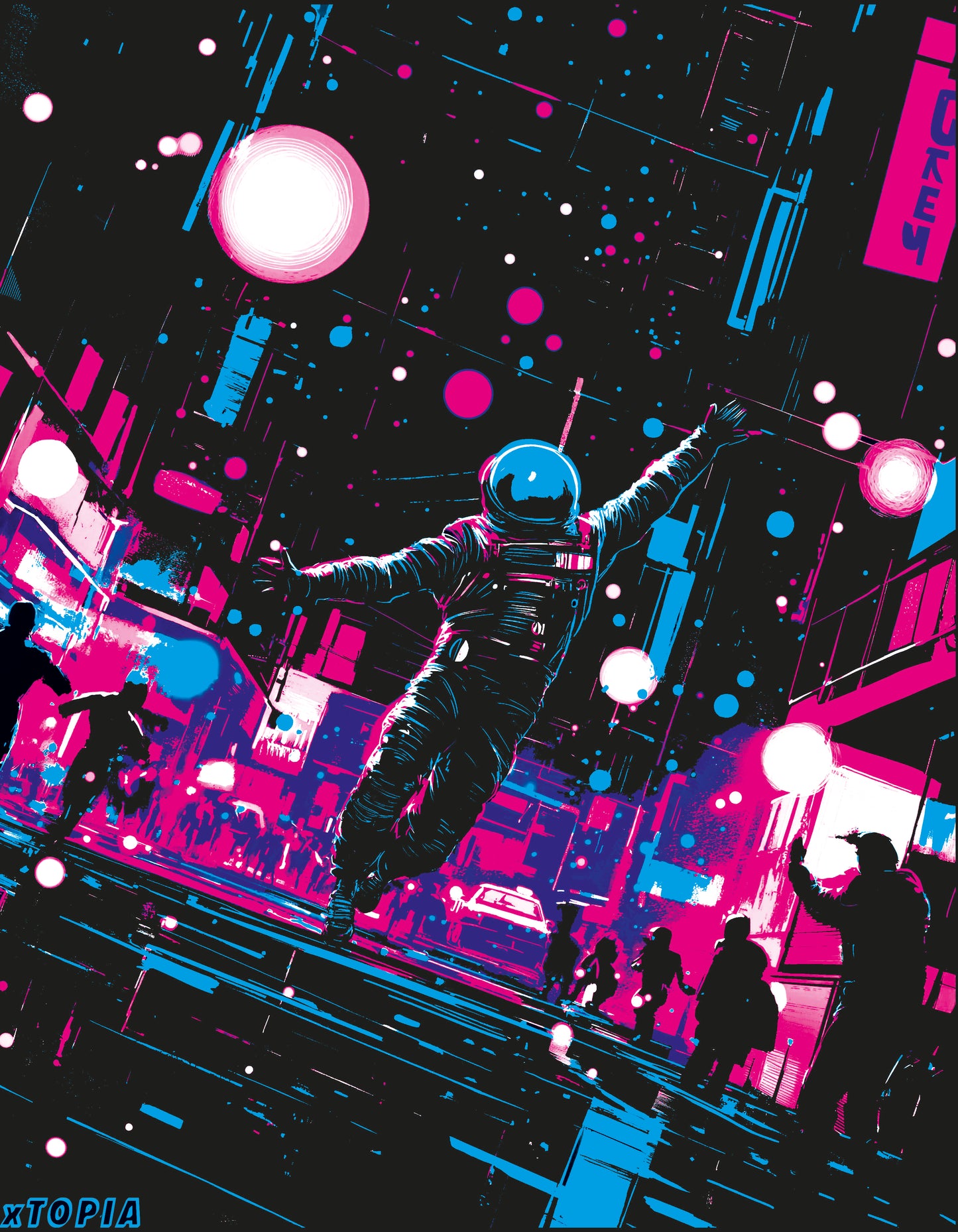 Dystopian Dancer Cooler Adult T-shirt