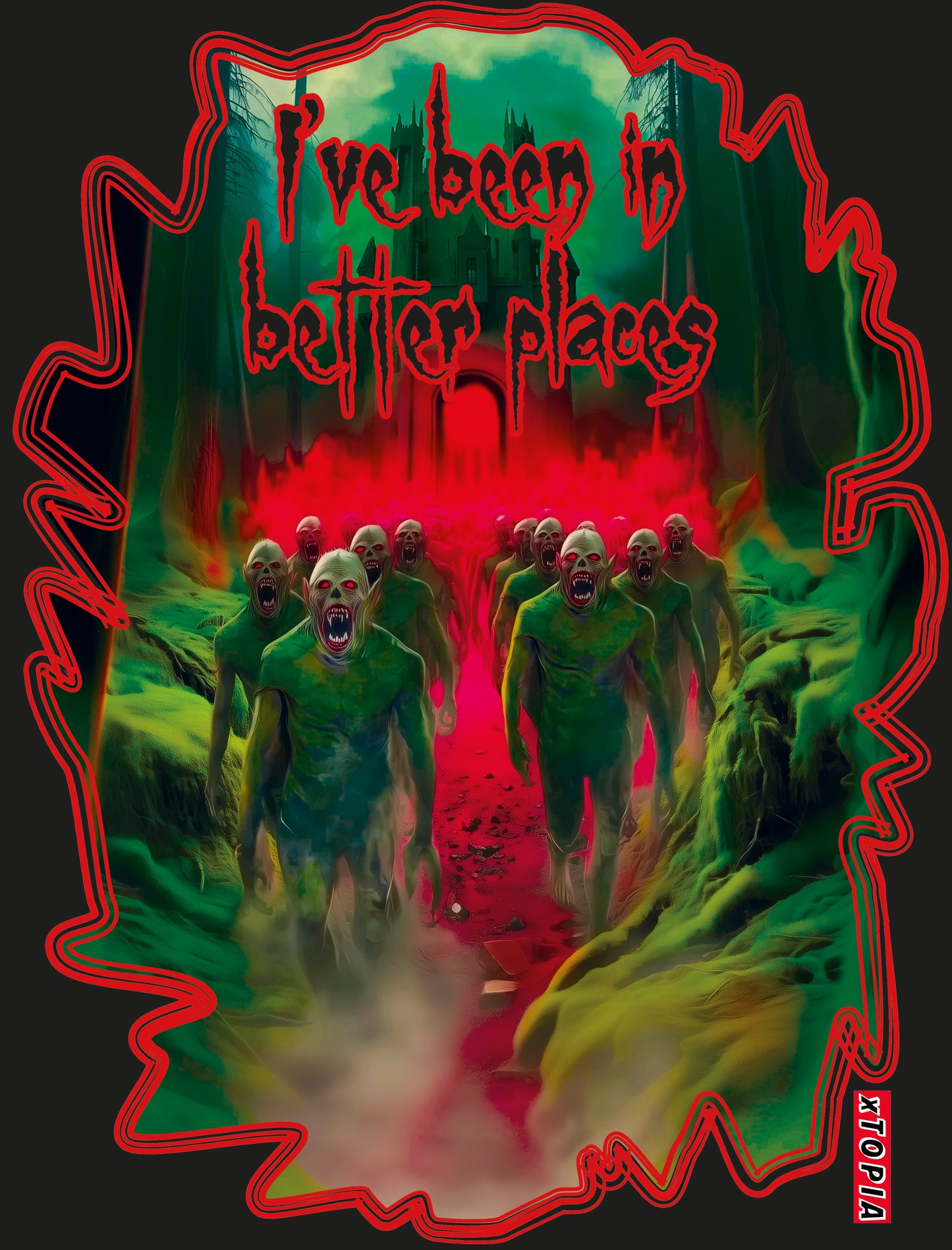 Doom, Mossy Forest, Adult T-shirt