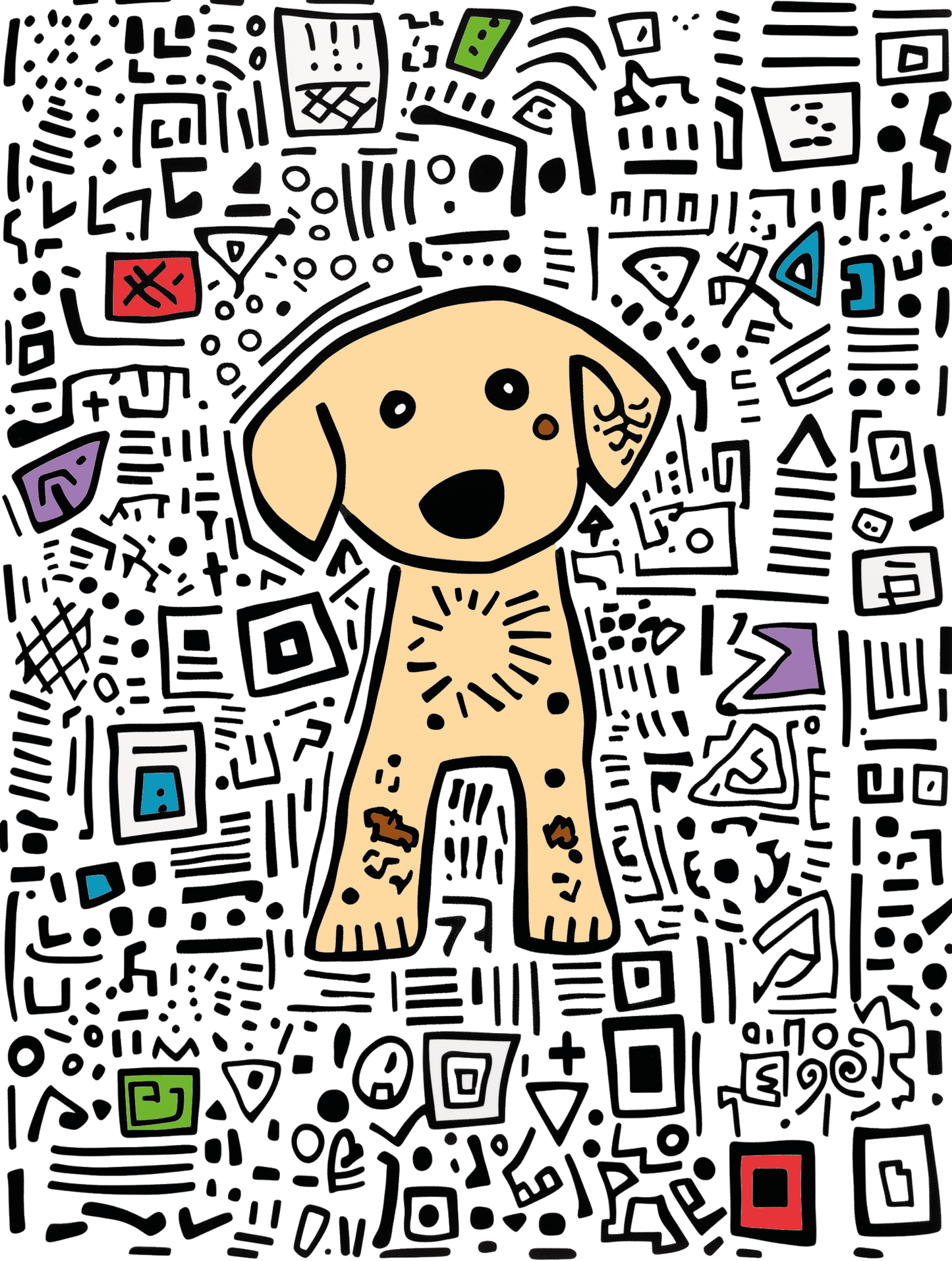Puppy Doodle Baby Bodysuit