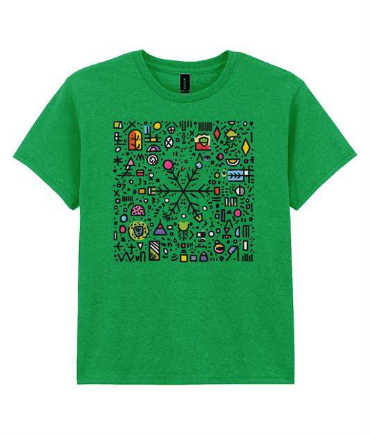 Doodle-land: Snowflake - Child T-shirt