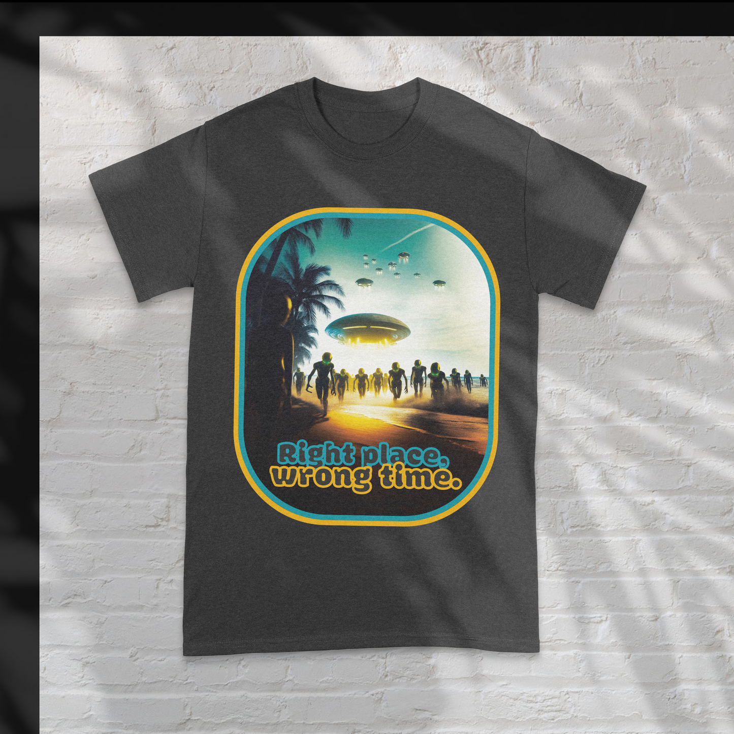 Doom, Beach Invasion Adult T-shirt