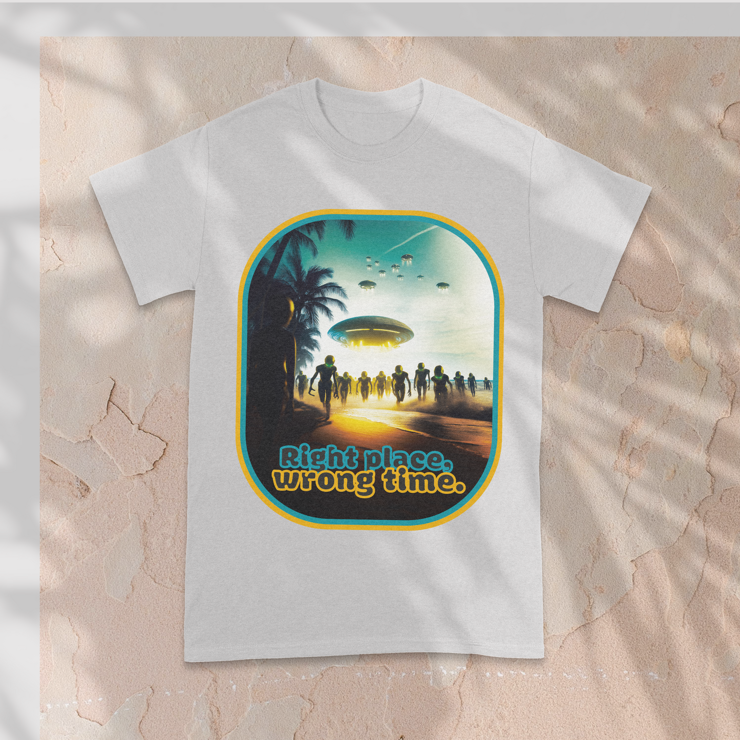 Doom, Beach Invasion Adult T-shirt