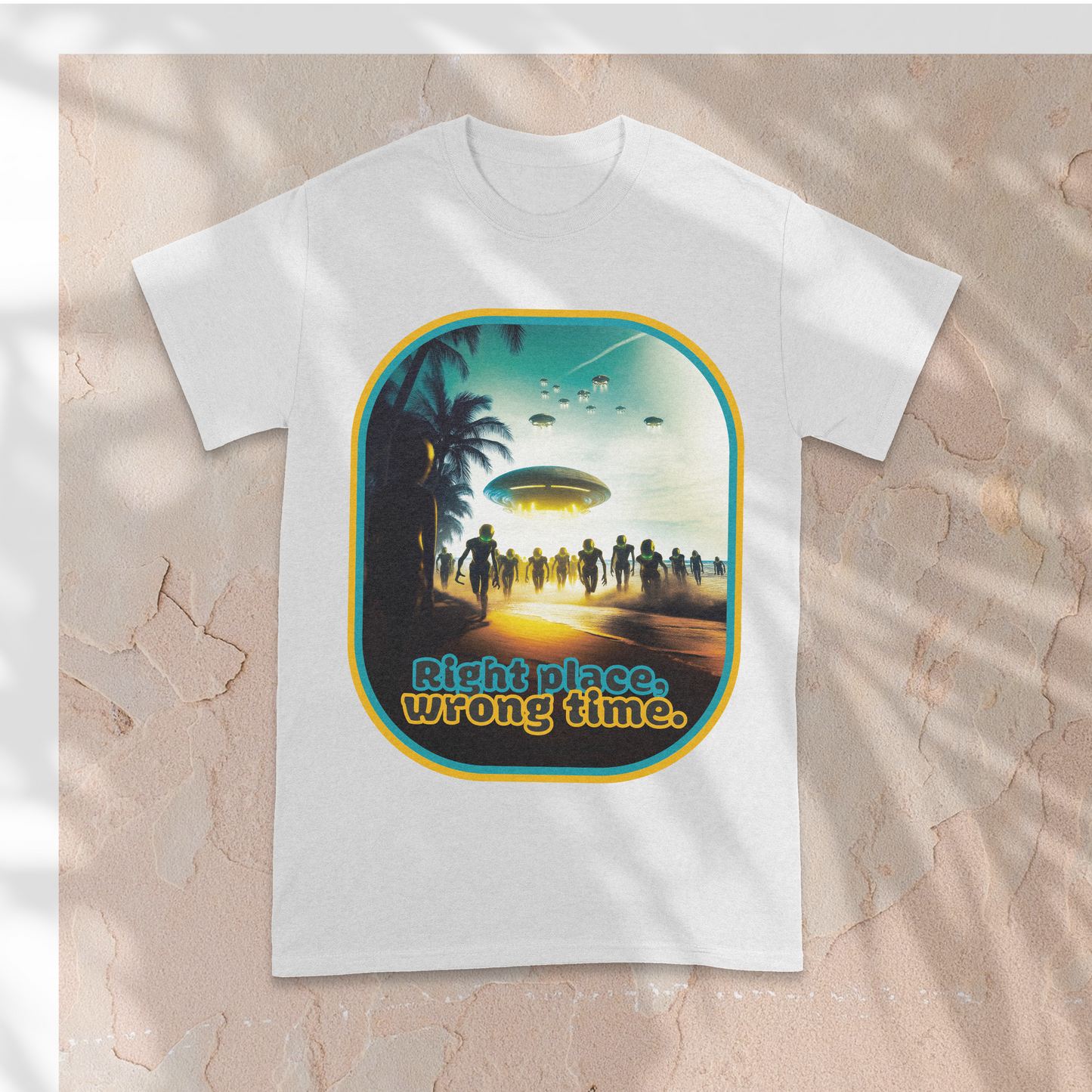 Doom, Beach Invasion Adult T-shirt