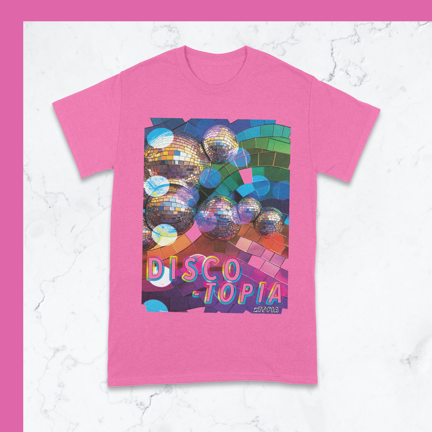 Disco-topia Adult T-shirt