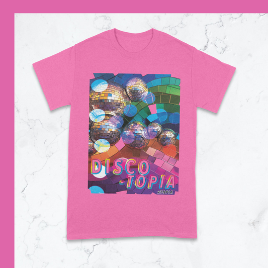 Disco-topia Adult T-shirt