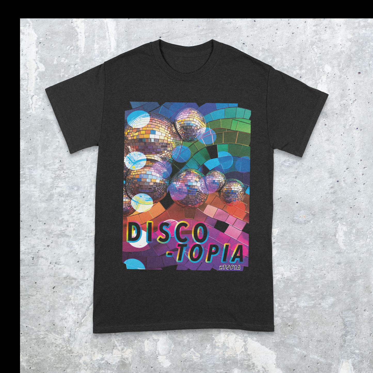 Disco-topia Adult T-shirt