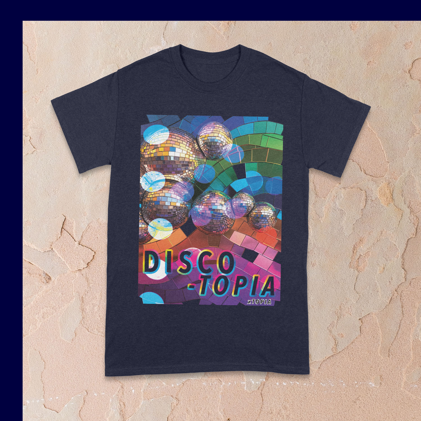 Disco-topia Adult T-shirt