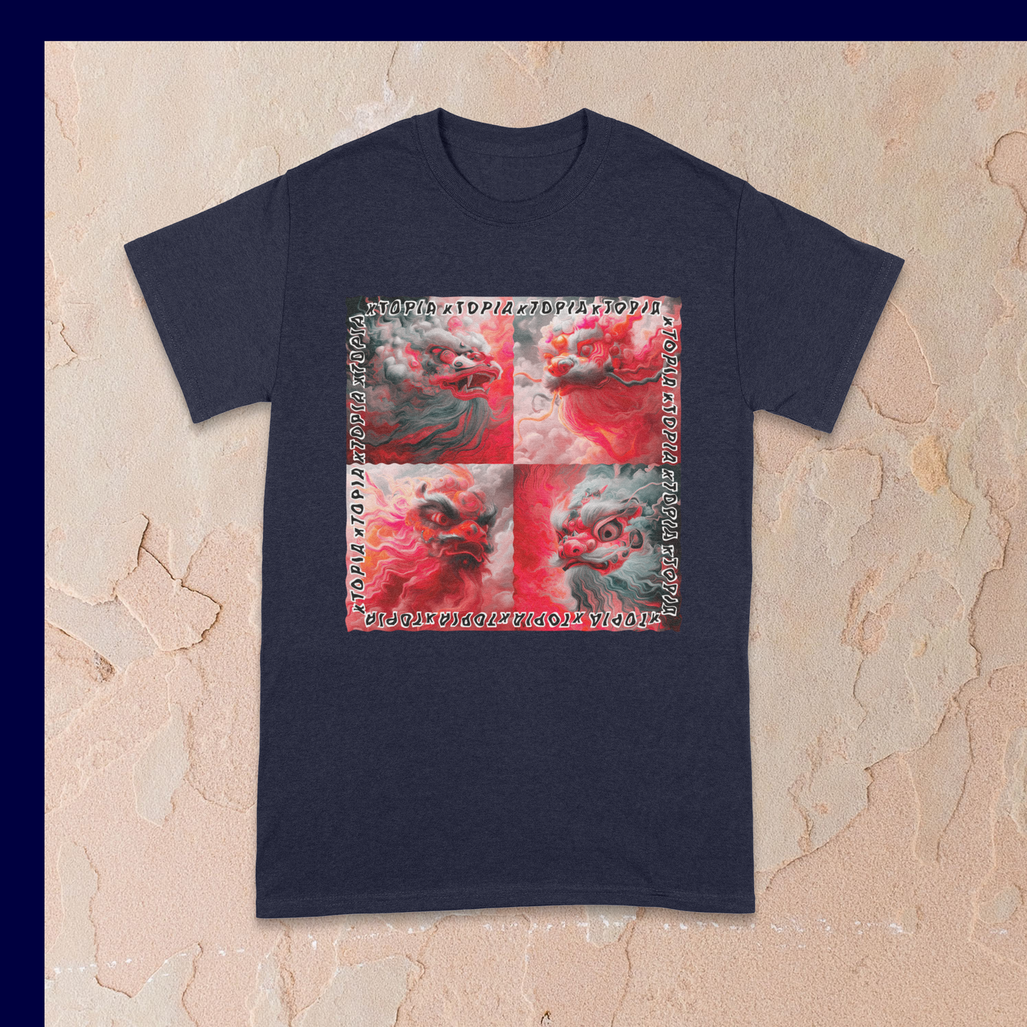 Psychedelic Lion Dance - Menace - Adult T-shirt (Ltd-Ed)