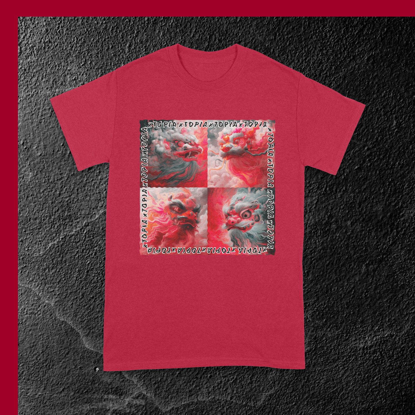 Psychedelic Lion Dance - Menace - Adult T-shirt (Ltd-Ed)